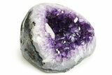 Brilliant Deep-Purple Amethyst Geode - Uruguay #342465-1